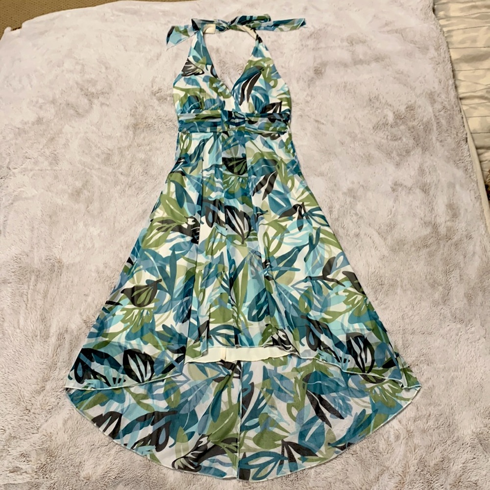 Speechless floral halter dress